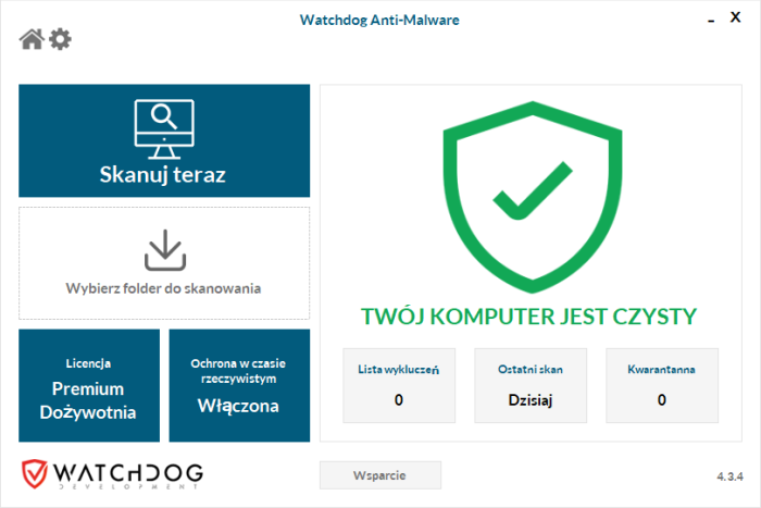 Watchdog Anti-Malware Premium / Business 4.3.180 + regfile-MADARA / PL