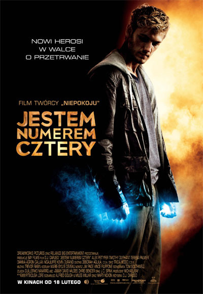 Jestem numerem cztery / I Am Number Four (2011) PL.480p.BDRip.x264-KiKO / Lektor PL