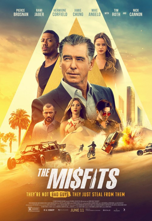 Elita złodziei / The Misfits (2021) PL.480p.BDRip.x265-MAXiM / Lektor PL