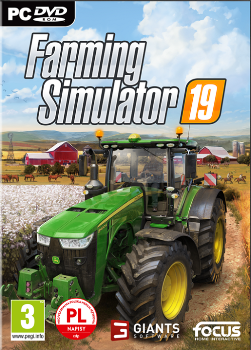 Farming Simulator 19 (2018) [Updated to version 1.7.1.0 H1 (26.01.2021). + DLC] MULTi18-ElAmigos / Polska wersja językowa