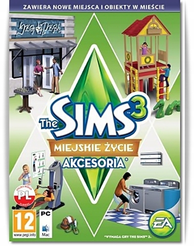The Sims 3: Miejskie Życie - akcesoria / The Sims 3: Town Life Stuff (2011) MULTi18-RELOADED / Polska wersja językowa