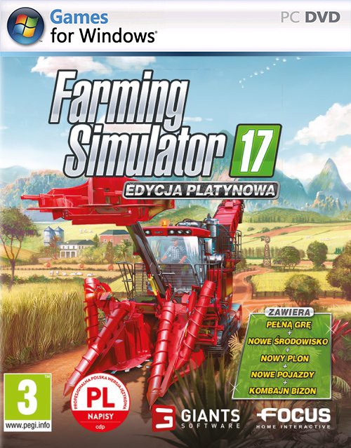 Farming Simulator 17 - Platinum Edition (2016) v.1.5.3.1 / ElAmigos / Polska wersja językowa