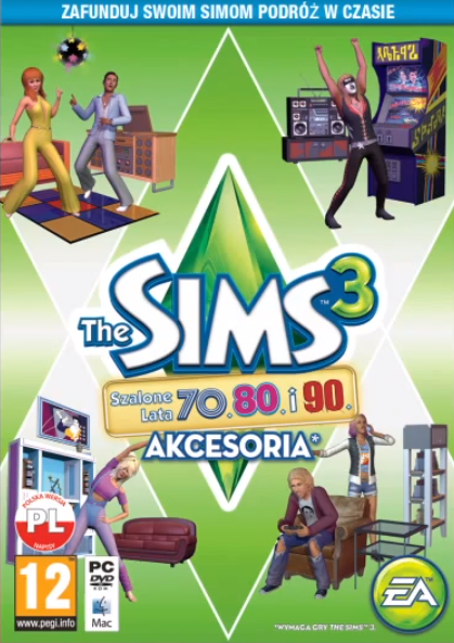 The Sims 3 70s 80s and 90s Stuff (2013) / Polska wersja językowa