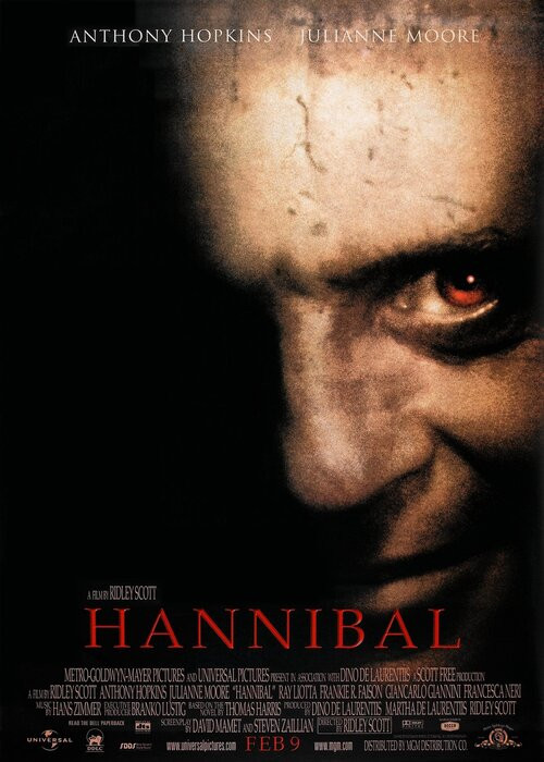 Hannibal (2001) PL.720p.BDRip.XviD.AC3-ELiTE / Lektor PL