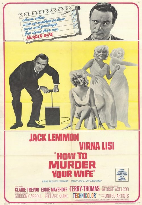 Jak zamordować własną żonę / How to Murder Your Wife (1965) PL.480p.BDRip.AC3.XviD-MR | Lektor PL