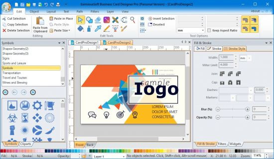 EximiousSoft Business Card Designer Pro 5.24